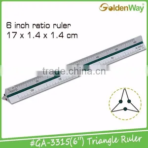 4" Metal Aluminium Ratio Scale Ruler thumbnail-6