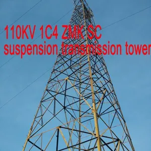 MEGATRO 110KV 1C4 ZMK SC Suspension Transmission Tower thumbnail-1