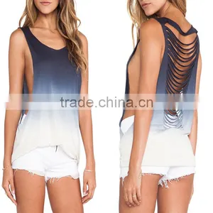 Brazil Tie Dry Tank Top, Wholesale Tank Top Women thumbnail-2