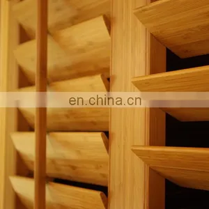 Bamboo Shutters - Solid Window Blind thumbnail-1
