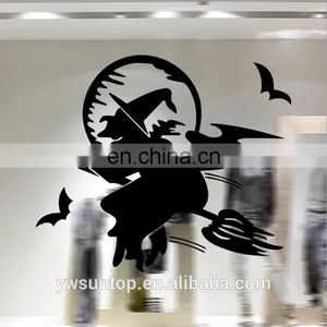 Halloween Theme Witch Window/Wall Sticker Halloween Decoration Home Decoration thumbnail-1