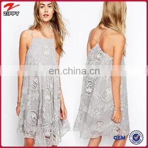 Express Clothing Women Dress With Lace Appliqued thumbnail-1