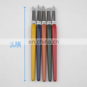 Coloured Handle s 5pcs Assorted Shapes #10 Grey Silicon Colour Shaper Set thumbnail-4