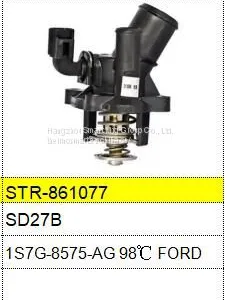 For FORD Thermostat and Thermostat Housing 1S7G-8575-AG thumbnail-1