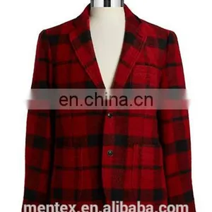 Men's 2017 SS Wool Check Blazer thumbnail-1