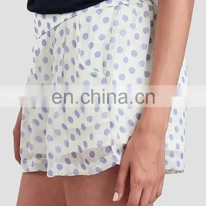 Playing Games Polka Dot Shorts Summer Nylon Shorts for Women thumbnail-2