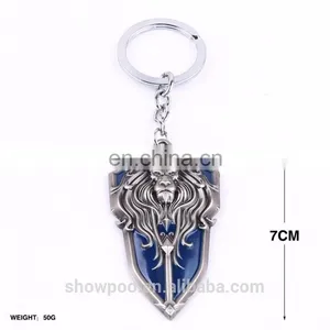 New World Of Warcraft Keychain WOW Key Chain thumbnail-4
