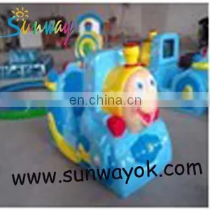 Enviromental Elf Riding Game Machine Applied in Indoor Amusement Park With a Train Head thumbnail-1