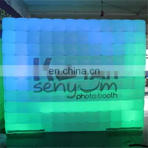 Customized Airblowing Inflatable Photo Booth/inflatable Tent With LED Light for Sale thumbnail-1