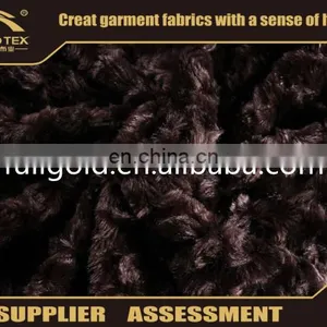 TR Lycra Jacquard Knitting Fabric From Shaoxing Textile Comfortable Plush Velour Fabric With Blanket thumbnail-1