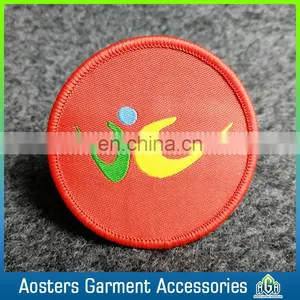 Beatiful Flag Woven Patch for Personal Thick Woven Badge for Cloth Customized Woven Patch thumbnail-1
