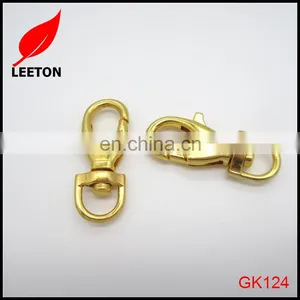 Factory Supply 9mm Small Gold Lanyard Snap Hook thumbnail-5
