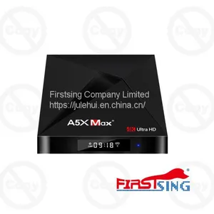 Firstsing A5X Max Plus RK3328 4G 32G Android 8.1 TV BOX Dual Band 2.4Ghz 5Ghz Wifi Built in Antenna With 2T2R thumbnail-1