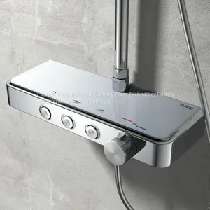 New Shower Sets IT-H011 Thermostatic Shower Panel With Bracket Foshan Factory Wholesale thumbnail-2