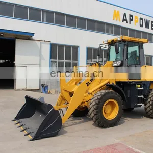 Construction Mini China Low Price 1600kg ZL16 Automatic Transmission 1.0m3 Bucket Wheel Loader thumbnail-4