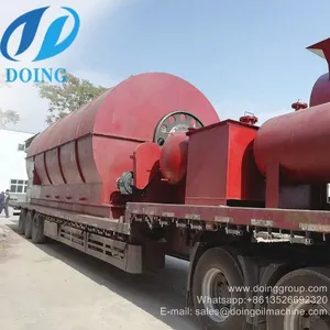 1 Ton Mini Waste Tyre Plastic Pyrolysis Plant to Get Oil Machine thumbnail-2