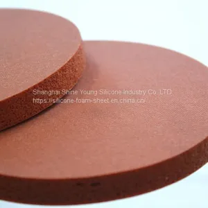 High Temperature Resistant Foaming Close Cell Silicone Rubber Pad Mat Heat Press thumbnail-2