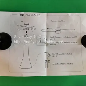 Fly Repellent Fan - Black thumbnail-3