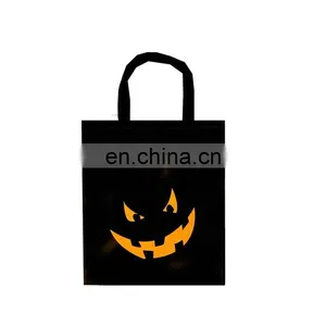 Custom Felt Halloween Handhold Cand Treat Loot Bag thumbnail-2