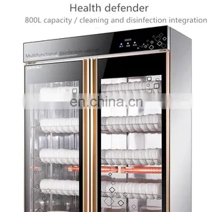 Stainless Steel Sideboard Disinfection Cabinet Commercial Double Door Large Capacity Disinfection Cupboard thumbnail-6
