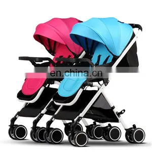 High View Light Buy Baby Twin Strollers Stroller Baby for 2 Baby thumbnail-2