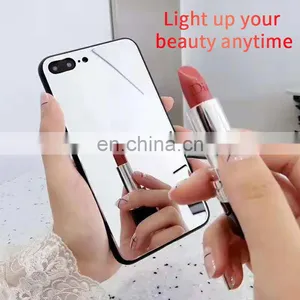 2020 New Product Wholesale Phone Case Cellphone Mobile Cover For Iphone Soft Tpu Pink For Apple Black Simple Red White Blue Dark thumbnail-2