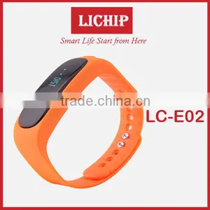 OLED Screen /call Remind/sleep Monitor/Calorie/pedometer/IP56 Waterproof/Time/Tempreture E02 Smart Bracelet thumbnail-3
