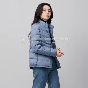 Women's Lightweight Down Jacket Fashionable Versatile Comfortable Spring and Autumn Down Jacket With Standing Collar thumbnail-4