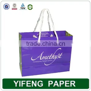 Custom Printed Fancy Promotional Laminated Paper Bag With Logo Printing thumbnail-4
