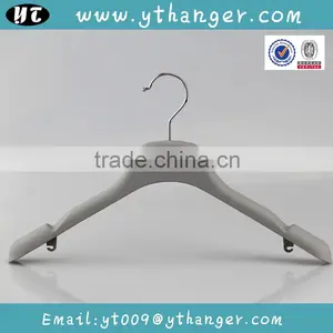 HA1380 Antislip Plastic Tops Hanger Grey Plastic Clothes Hanger thumbnail-1