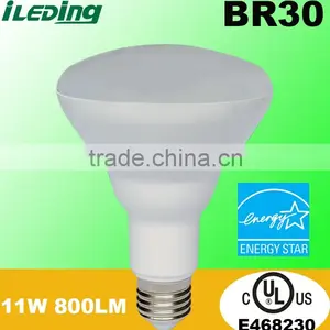 UL ETL Listed 11W 800LM Dimmable BR30 LED thumbnail-1