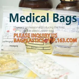 Slider Zipper Bag Plastic Bag With Zipper Resealable Zip Poly Bag, Mini Plastic Zipper Cosmetic Slider Zip Bags With Customized Logo Design thumbnail-4