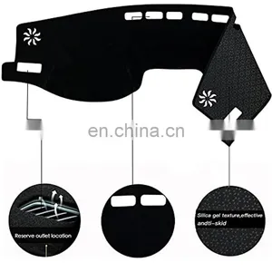 Anti Slip Customized Logo Left Right Hand Leather Auto Phone Mat Holder Car Dashboard Mat Cover for Toyota Venza 2021 2022 thumbnail-1