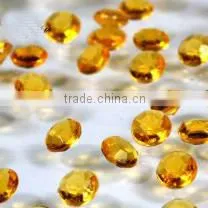 4.5mm Yellow Acrylic Diamond Confetti Bulk Confetti Diamond Wedding Confetti thumbnail-1