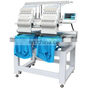 Computerized Automatic High Speed 3D Computer Embroidery Machine Industrial Flat Embroidery Machine thumbnail-1