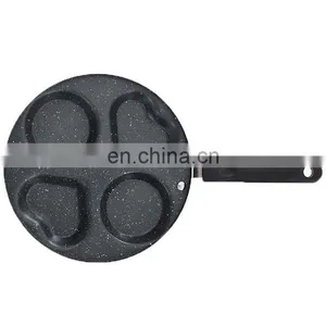OEM Non-stick Cast Iron Cookware Divided Egg Frying Pan thumbnail-2
