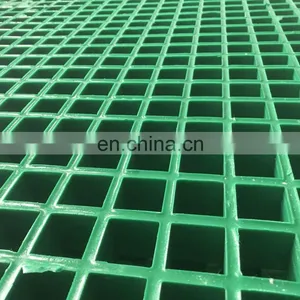 High Strength Durable GRP/FRP Molded Mesh Walkway Floor Grating Plastic Fiberglass Anti-slip Grate thumbnail-5