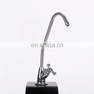 Modern Deck Mount Single Hole Kitchen Sink Faucet With Water Filter Gooseneck Water Purifier Tap thumbnail-4
