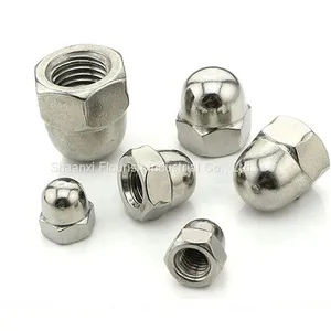 Acorn Hexagon Nut Stainless Steel / Carbon Steel Made For Construction Industry thumbnail-2