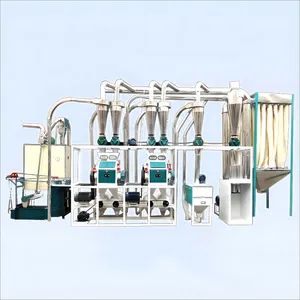 10tpd Maize Wheat Flour Mill Corn Flour Milling Machine Posho Milling Machinery thumbnail-4