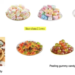 Assorted Fruit OEM Halal Gummy Candy With Different Shapes and Sour Candy, Marshmellow, Jelly Bean, Peeling Candy, Roll Candy thumbnail-3