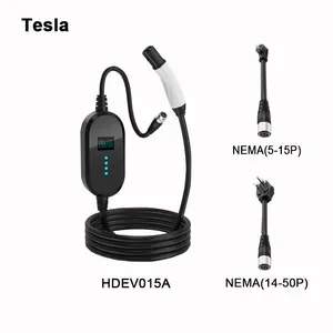 Portable Ev Charger,With Adjustable NEMA(6-50P) Plugs ,For Electronic, General-purpose, Home, Industrial, Power HDEV015 thumbnail-1