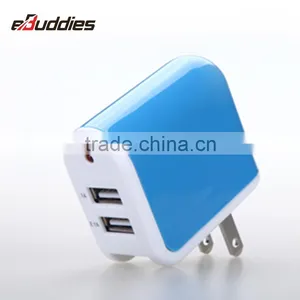 Electric Type and Mobile Phone Use Dual Usb Wall Charger 5V 2.1A thumbnail-6