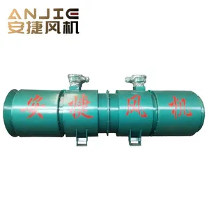FBDNo5.0/2x5.5kw Mining Fan Tunnel Fan Local Ventilation Fan Double Muffler thumbnail-1