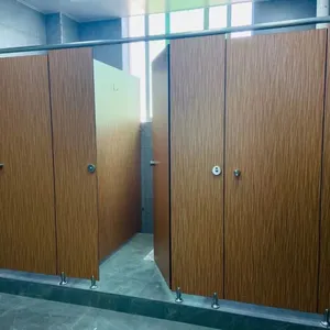 12mm HPL Board Toilet Cubicle Compact Laminate Toilet Cubicles System thumbnail-1