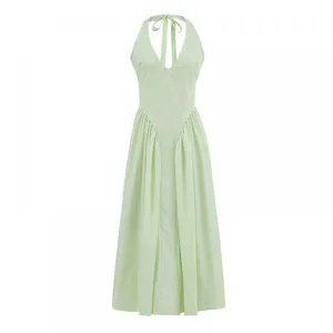 Spring New Dress for Women, Slim Fit and Casual Hanging Neck Design, Niche and Versatile Temperament thumbnail-1