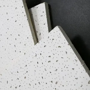 Moisture Proof Sand Surface Mineral Fiber Ceiling Tiles For School thumbnail-1