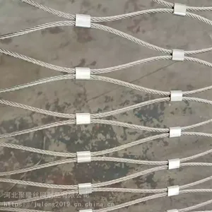 Architectural Woven Cable Rod Metal Mesh - Room Divider & Exterior Facade Cladding thumbnail-5