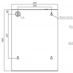 2 Wire 255-1020 Point 1 to 6 Loop Addressable Fire Alarm Control Panel thumbnail-5