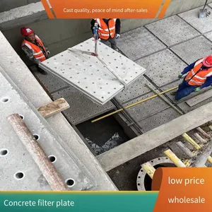 Concrete Filter Plates for Water Plant Filtration Process Devices Are Being Supplied. Customizable, High Strength, and Good Filtration Effect thumbnail-2
